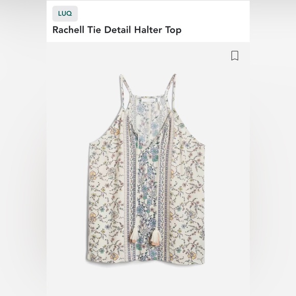 LUQ: Halter Style Tank - Picture 1 of 4